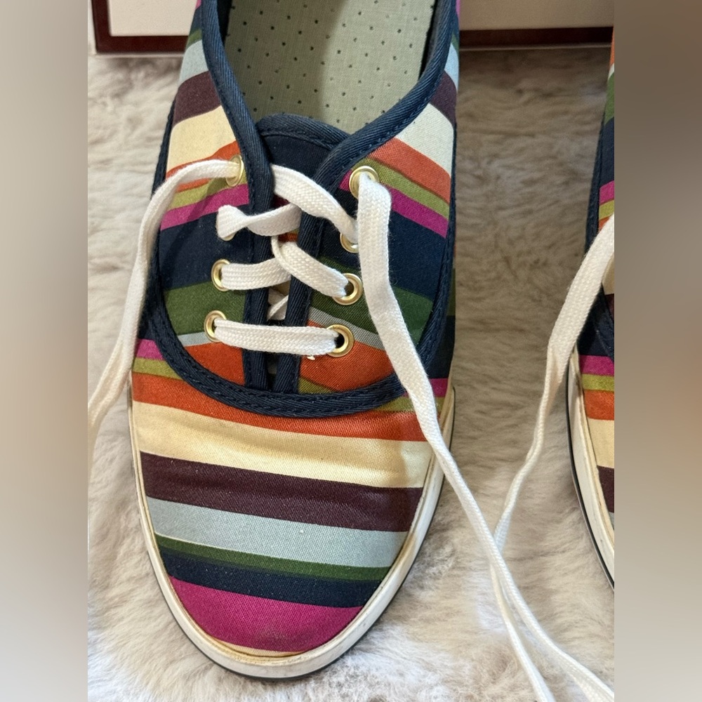 Coach Audrina in Multi Stripe Canvas Sneakers - Picture 2 of 14